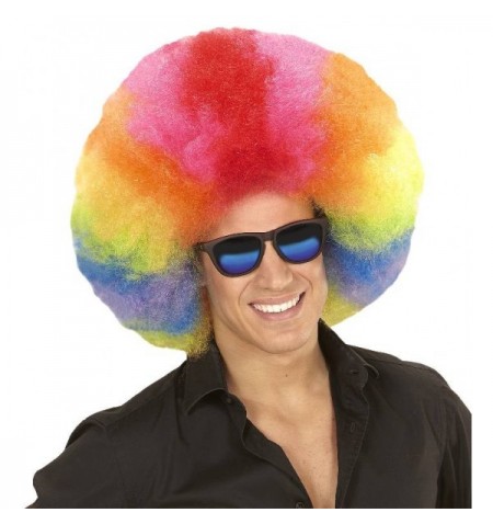Maxi parrucca multicolor