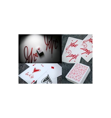 Love Me playing cards by...