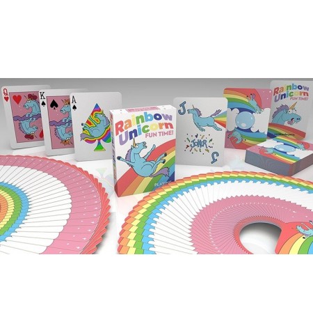 Rainbow Unicorn fun time! Playing cards