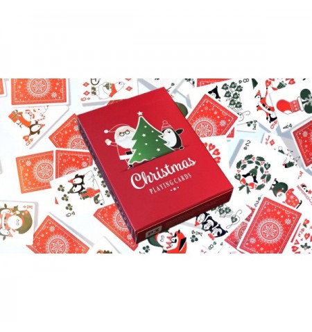 Christmas playing card
